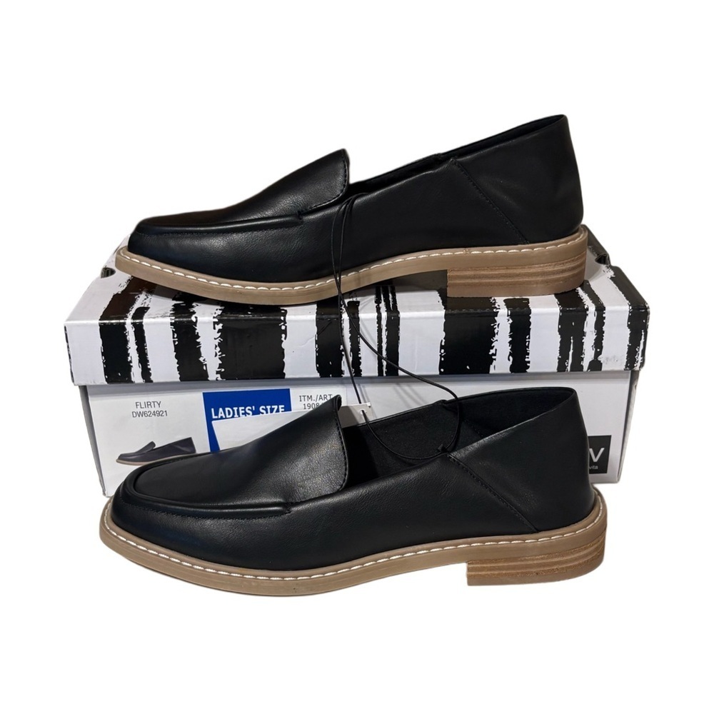DV by Dolce Vita Black Leather Flats